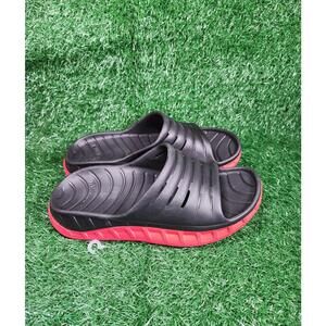 KuaiLu MEN'S RECOVERY SANDALS ORTHOTIC THICK CUSHION OPEN TOE SPORT SLIDES 12 M